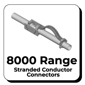 8000 Range 132KV Fabricated Stranded Conductor Connectors