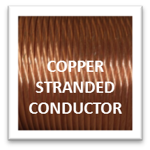 Copper stranded conductor